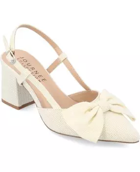 Женские парусиновые туфли Tailynn на пятке с открытой пяткой Journee Collection