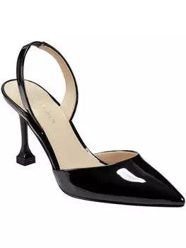 Женские патентованные туфли-лодочки Hadya Slingback Marc Fisher, цвет black ll