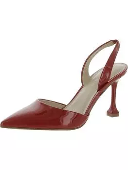 Женские патентованные туфли-лодочки Hadya Slingback Marc Fisher, цвет medium red