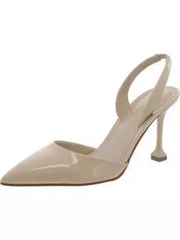 Женские патентованные туфли-лодочки Hadya Slingback Marc Fisher, слоновая кость