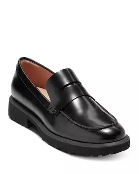 Женские пенни-лоферы без шнуровки Женева на плоской подошве Cole Haan, цвет Black