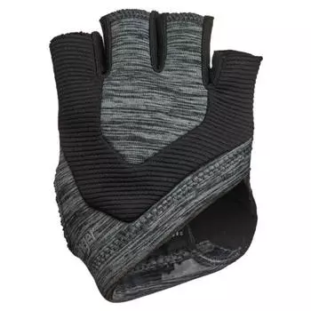 Женские перчатки для фитнеса - черные/красные с прострочкой GORILLA WEAR, черный