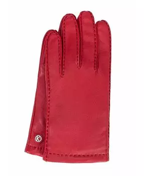 Женские перчатки для сенсорных экранов из кожи ягненка премиум-класса «MILLIE» ручной работы KESSLER, красный