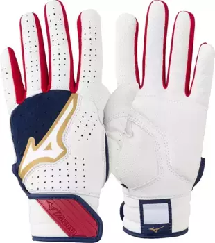 Женские перчатки для софтбола Mizuno Pro PowerArc для ватина, темно-синий/красный