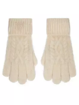 Женские перчатки Guess, экрю