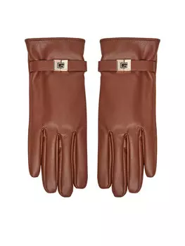 Женские перчатки Guess, коричневый