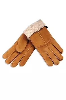 Женские перчатки из мериносовой овчины Nordvek, коричневый