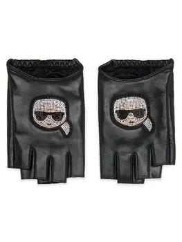 Женские перчатки Karl Lagerfeld, черный