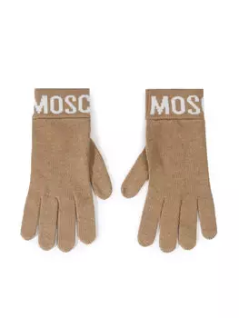 Женские перчатки Moschino, бежевый