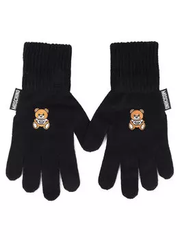 Женские перчатки Moschino, черный