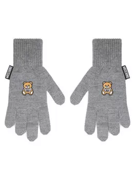 Женские перчатки Moschino, серый
