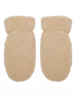 Женские перчатки Pieces, бежевый