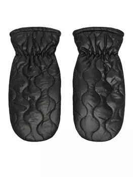 Женские перчатки Pieces, черный