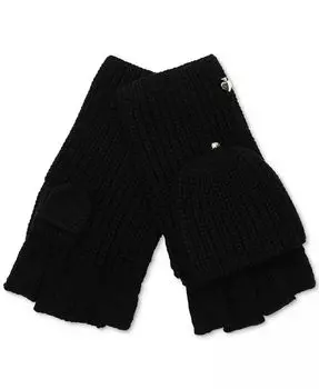 Женские перчатки с логотипом Spade Pop-Top kate spade new york, черный