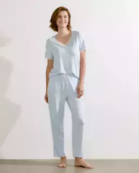 Женские пижамные брюки с карманами nfasis, синий