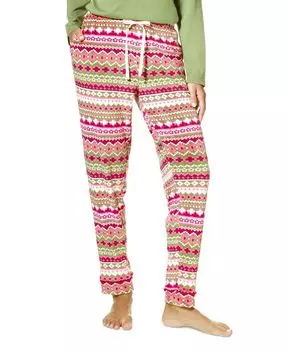 Женские пижамные брюки с принтом Hue, зеленый