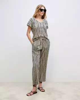 Женские пижамные брюки с принтом Woman El Corte Ingls, белый