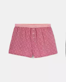 Женские пижамные брюки Stitch с сердечками Easy Wear, темно-розовый