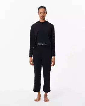 Женские пижамные штаны Lacoste, черный