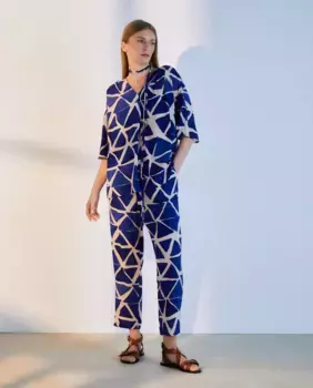 Женские пижамные штаны с принтом Woman El Corte Ingls, синий