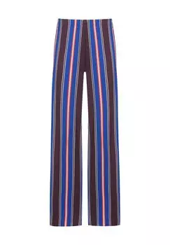 Женские пижамные штаны в полоску Charly mey, цвет Electric Blue