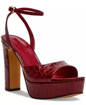 Женские платформенные босоножки на ремешке Assured Steve Madden, красный