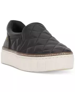 Женские платформенные слипоны Romie с простежкой Vince Camuto, черный