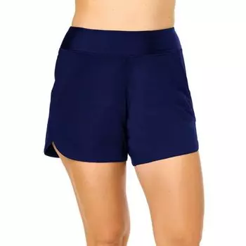 Женские плавки 5 дюймов Lands' End, синий
