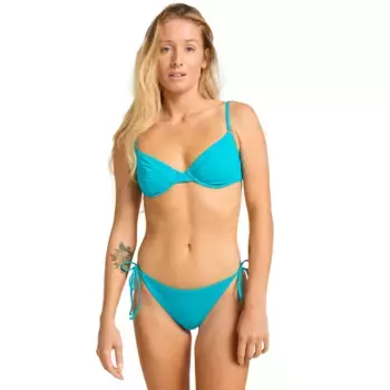 Женские плавки-бикини Billabong Sol Searcher Tropic с завязками по бокам, синий