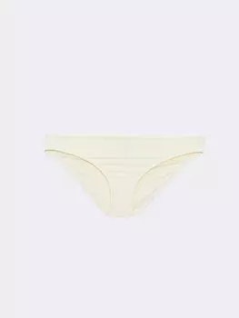 Женские плавки бикини из однотонной ткани Raschel LCW Dream