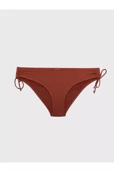 Женские плавки бикини с рисунком LC Waikiki, коричневый