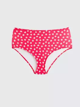 Женские плавки бикини с узором LCW DREAM, лосось с принтом