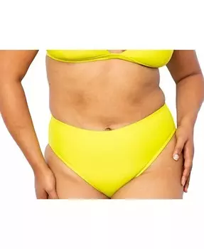 Женские плавки бикини с высокой талией Colette MIGA Swimwear, зеленый