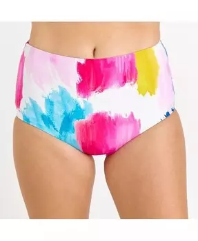 Женские плавки бикини с завышенной талией Calypsa, мультиколор
