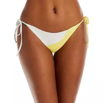 Женские плавки Dani Colorblock с завязками по бокам, раздельные L Space, цвет cream/lemon