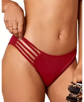 Женские плавки Elle Swimwear Panty Bottom Adore Me, красный
