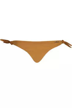 Женские плавки Karl Lagerfeld Beachwear с завязками и логотипом, коричневый