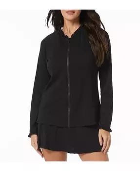 Женские плавки Phoebe свободного кроя с рюшами для плавания Beach House, черный