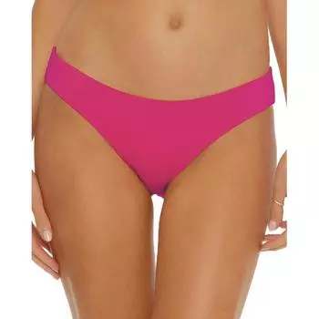 Женские плавки с оборками и подкладкой, раздельные Becca by Rebecca Virtue, цвет raspberry