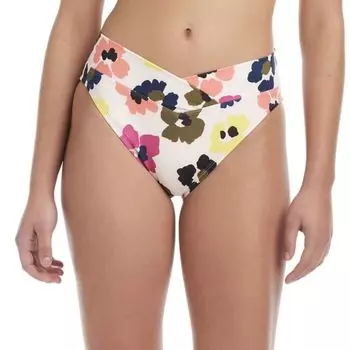 Женские плавки с высоким вырезом и V-образной талией Modern Supply By Sanctuary, цвет pop garden