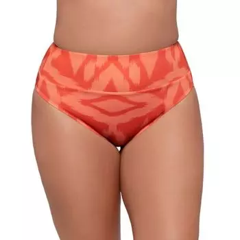 Женские плавки-шорты с ультратонкой посадкой на животе S3 Swim, цвет watermelon ikat