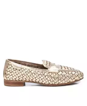 Женские плетеные балетки из коллекции Carmela Leather Collection от XTI, золотой