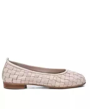 Женские плетеные балетки из коллекции Carmela Leather Collection от XTI, коричневый/бежевый