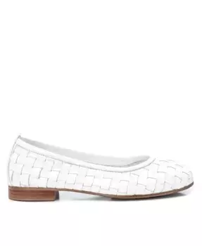 Женские плетеные балетки из коллекции Carmela Leather Collection от XTI, коричневый/бежевый