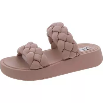 Женские плетеные сандалии Hillary из искусственной кожи на плоской подошве Steve Madden, цвет mauve