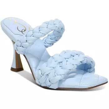 Женские плетеные сандалии Meghan с квадратным носком Sam Edelman, цвет blue/riveria nappa