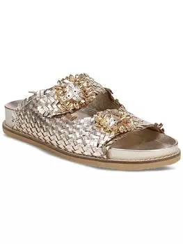 Женские плетеные сандалии Oaklyn Slide Sam Edelman, золотой