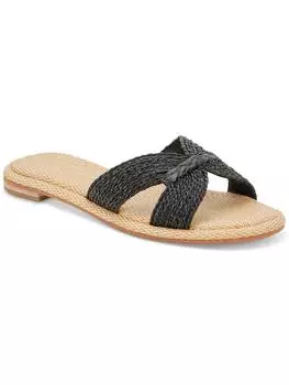 Женские плетеные сандалии-слайды Atomic Raffia Slide Dolce Vita, черный