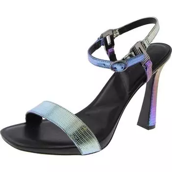 Женские плетеные туфли CYBIL с квадратным носком Karl Lagerfeld, цвет metallic embossed lizard/multi