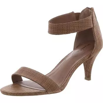 Женские плетеные туфли на каблуках Style & Co., цвет dark natural raffia